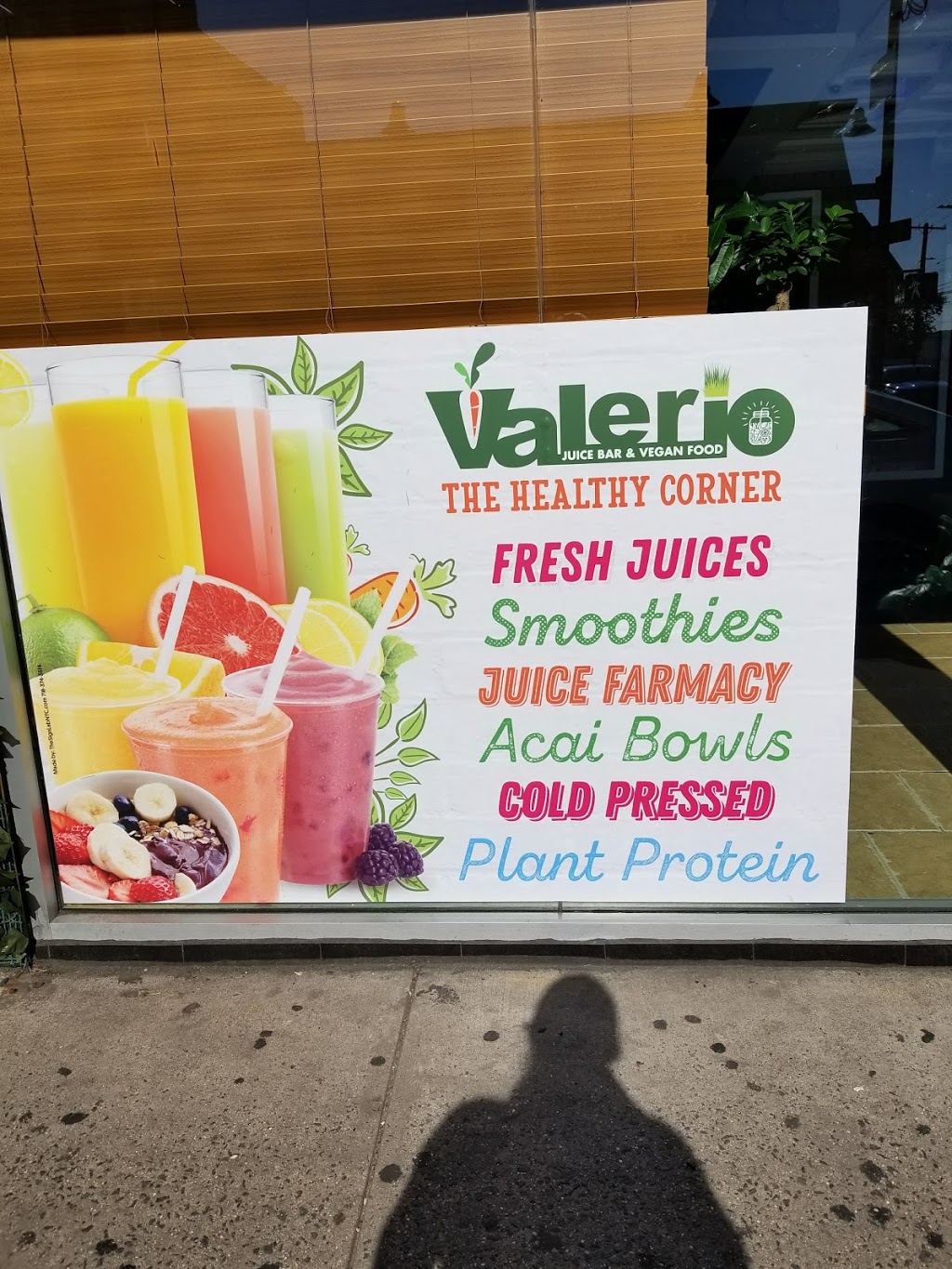 Valerio Juice Bar & Vegan Food - The Healthy Corner | restaurant | 1439 College Point Blvd, Queens, NY 11356, USA | 7183584232 OR +1 718-358-4232