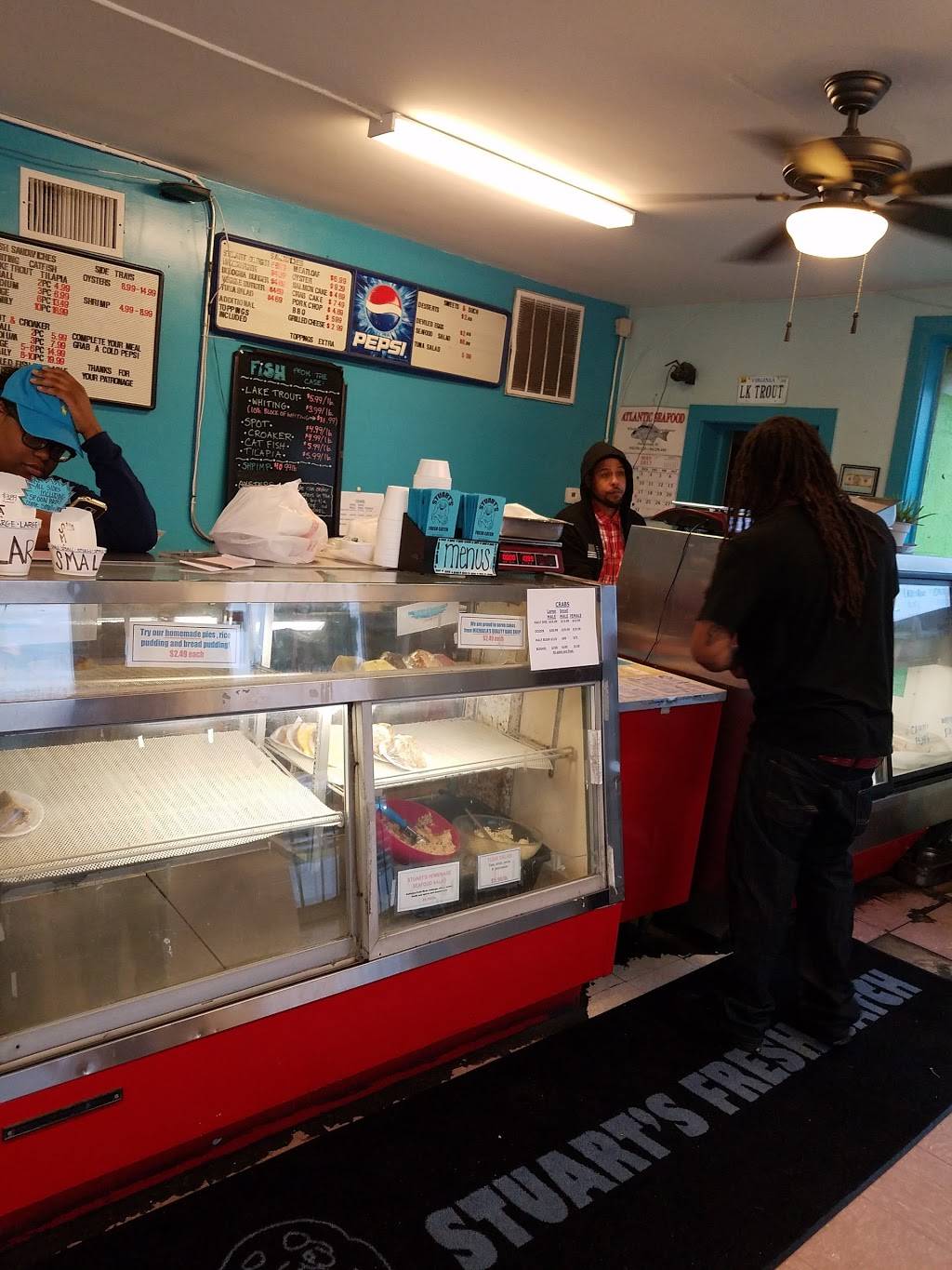 Stuarts Fresh Catch | restaurant | 2400 Mechanicsville Turnpike, Richmond, VA 23223, USA | 8046433474 OR +1 804-643-3474