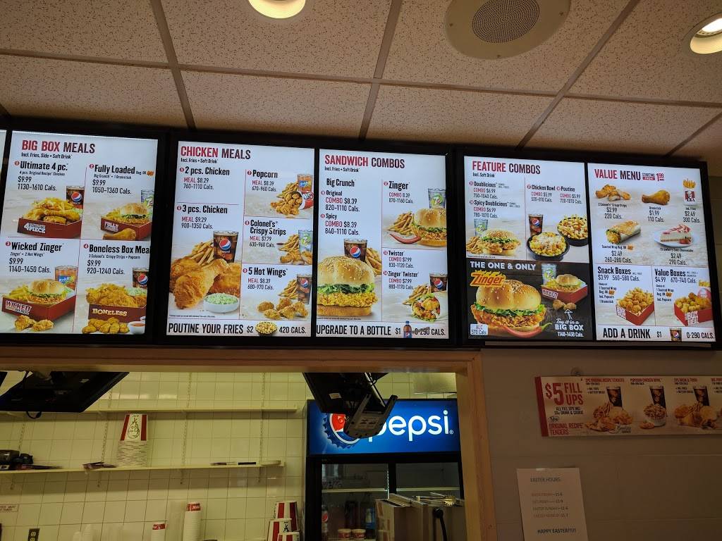 KFC | meal delivery | 424 West Street N, Orillia, ON L3V 5E8, Canada | 7053251022 OR +1 705-325-1022