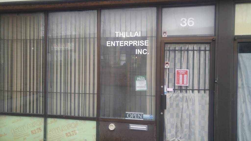 Thillai Enterprise Inc. | restaurant | 50 Weybright Ct unit 36, Scarborough, ON M1S 5A8, Canada | 6477632914 OR +1 647-763-2914