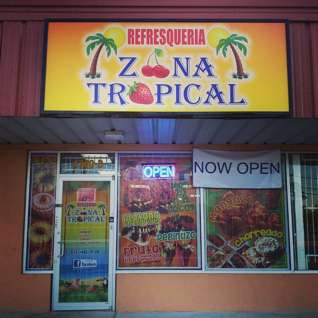 Refresqueria Zona Tropical | restaurant | 4740-D, Aldine Mail Rte Rd, Houston, TX 77039, USA | 8324919728 OR +1 832-491-9728