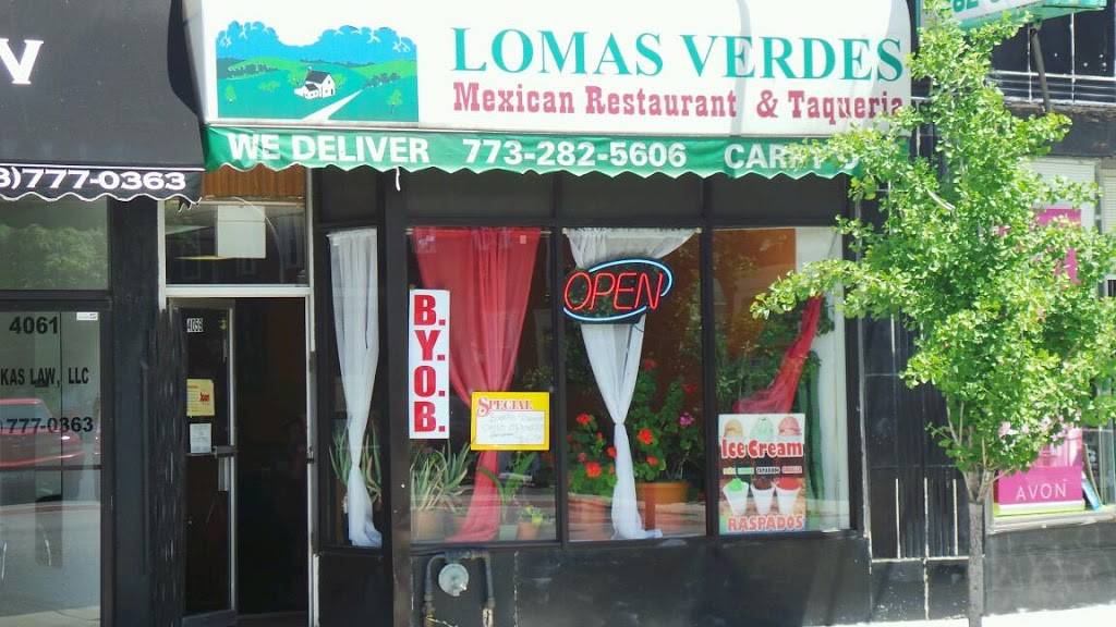 Lomas Verdes | restaurant | 4059 N Milwaukee Ave, Chicago, IL 60641, USA | 7732825606 OR +1 773-282-5606