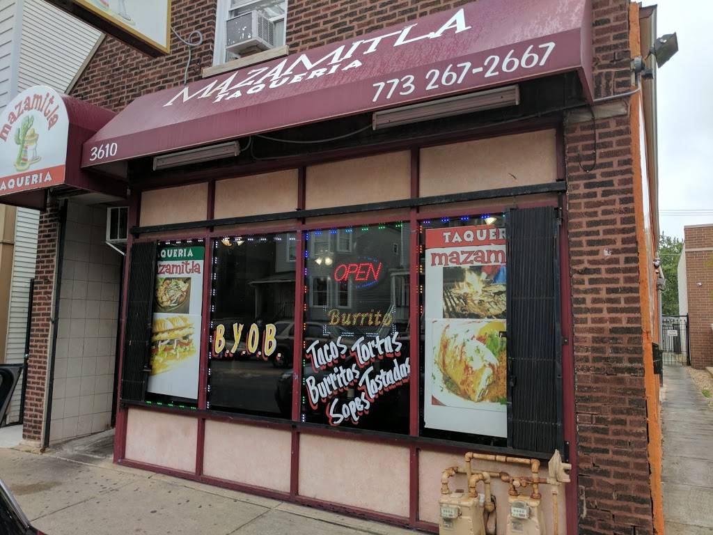 Taqueria Mazamitla | restaurant | 3610 W Belmont Ave, Chicago, IL 60618, USA | 7732672667 OR +1 773-267-2667