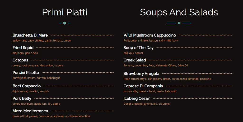 Acqua Di Mare | restaurant | 106 S Oregon St, Chandler, AZ 85225, USA | 7865571255 OR +1 786-557-1255