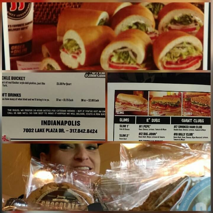 Jimmy Johns | meal delivery | 7002 Lake Plaza Dr Ste. A, Indianapolis, IN 46220, USA | 3178428424 OR +1 317-842-8424