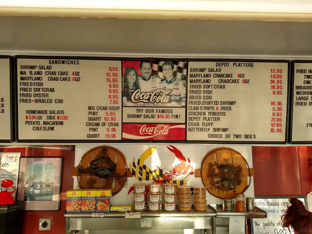 Crab Depot | meal takeaway | 5717 Ritchie Hwy, Brooklyn Park, MD 21225, USA | 4107896722 OR +1 410-789-6722