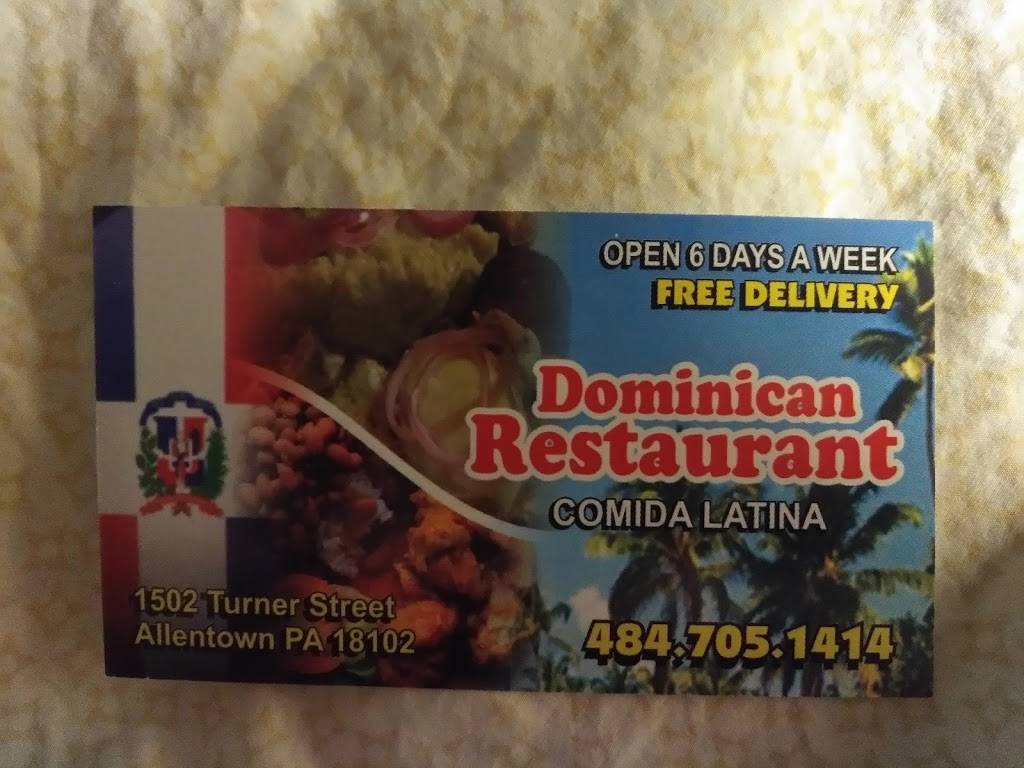 Dominican Restaurant | restaurant | 1502 W Turner St, Allentown, PA 18102, USA | 4847051414 OR +1 484-705-1414