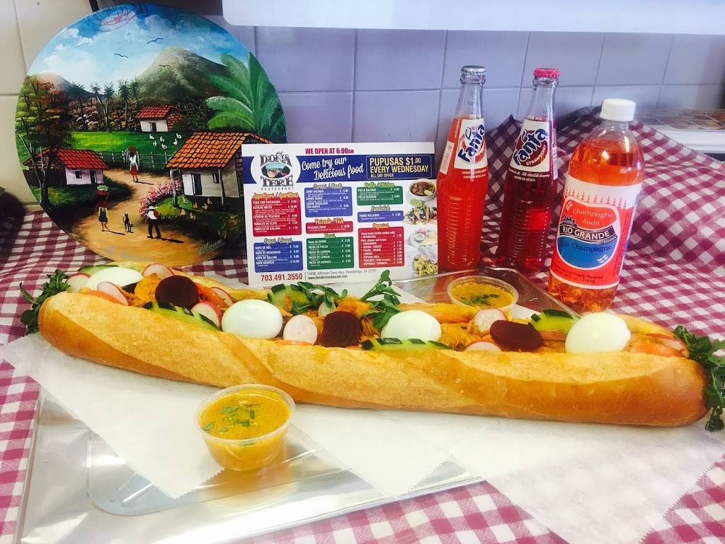 Dona Tere Restaurant | restaurant | 14490 Jefferson Davis Hwy, Woodbridge, VA 22191, USA | 7034913550 OR +1 703-491-3550