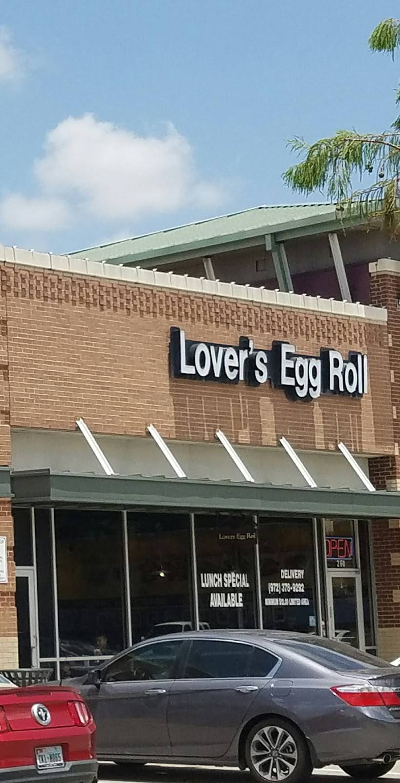 Lovers Egg Roll | restaurant | 5960 Parker Rd #260, Plano, TX 75093, USA | 9723789292 OR +1 972-378-9292