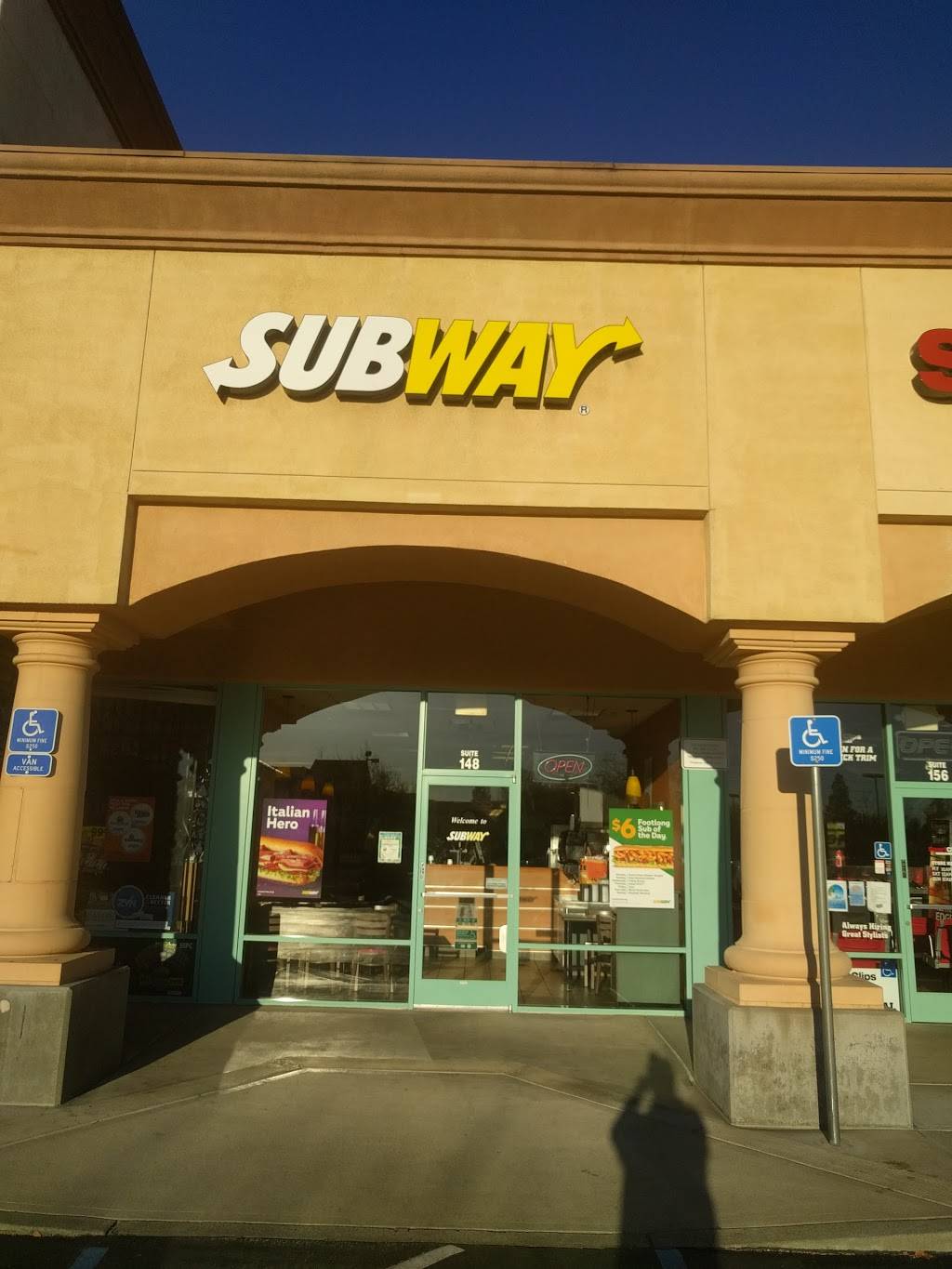Subway | restaurant | Woodcreek Village S/C, 4021 Woodcreek Oaks Blvd Suite 148, Roseville, CA 95747, USA | 9167824200 OR +1 916-782-4200