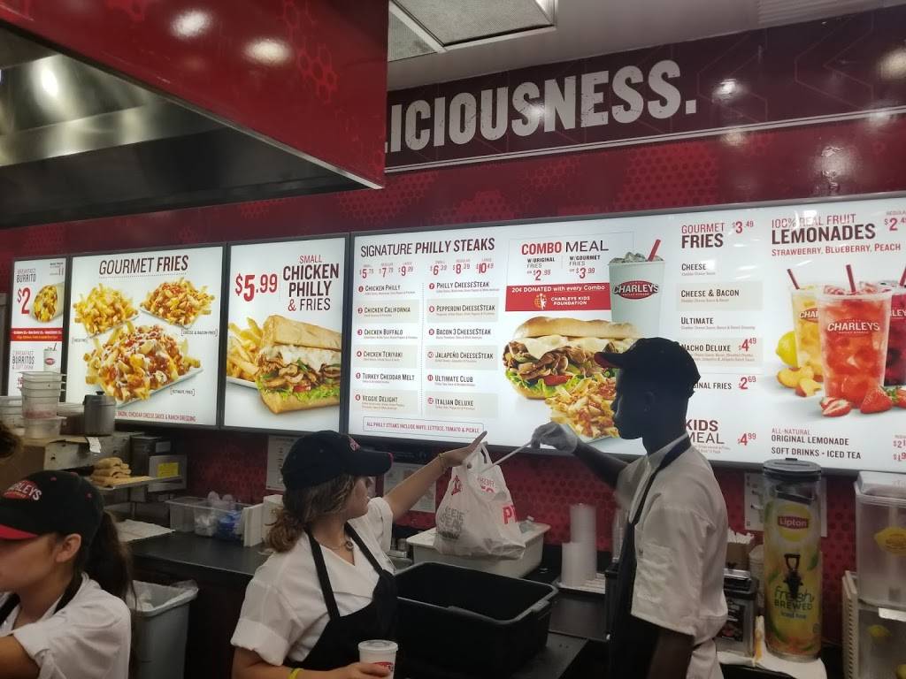 Charleys Philly Steaks | restaurant | 12801 W Sunrise Blvd Unit 843, Sunrise, FL 33323, USA | 9548351461 OR +1 954-835-1461