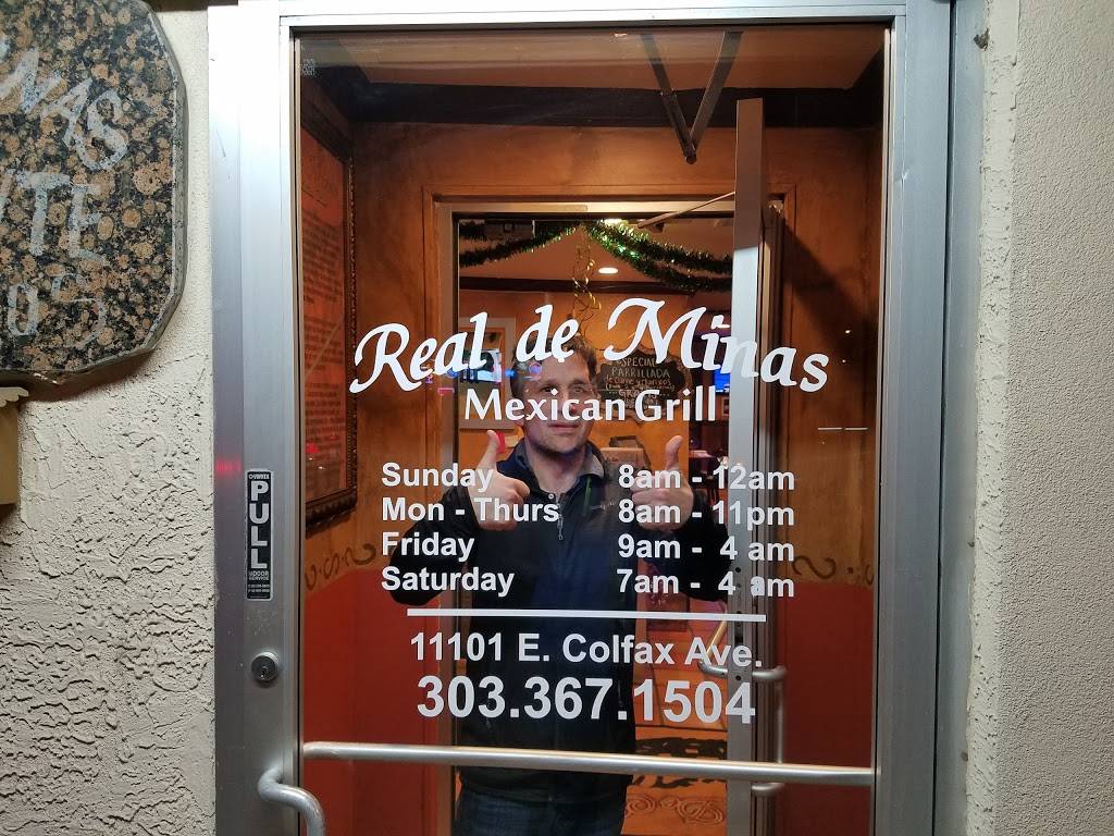 Real De Minas Mexican Grill | restaurant | 11101 E Colfax Ave, Aurora, CO 80010, USA | 3033671504 OR +1 303-367-1504