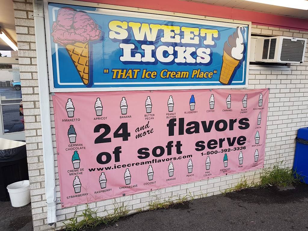 Sweet Licks Ice Cream Shop | restaurant | 995 Mineral Spring Ave, North Providence, RI 02904, USA | 4017285050 OR +1 401-728-5050