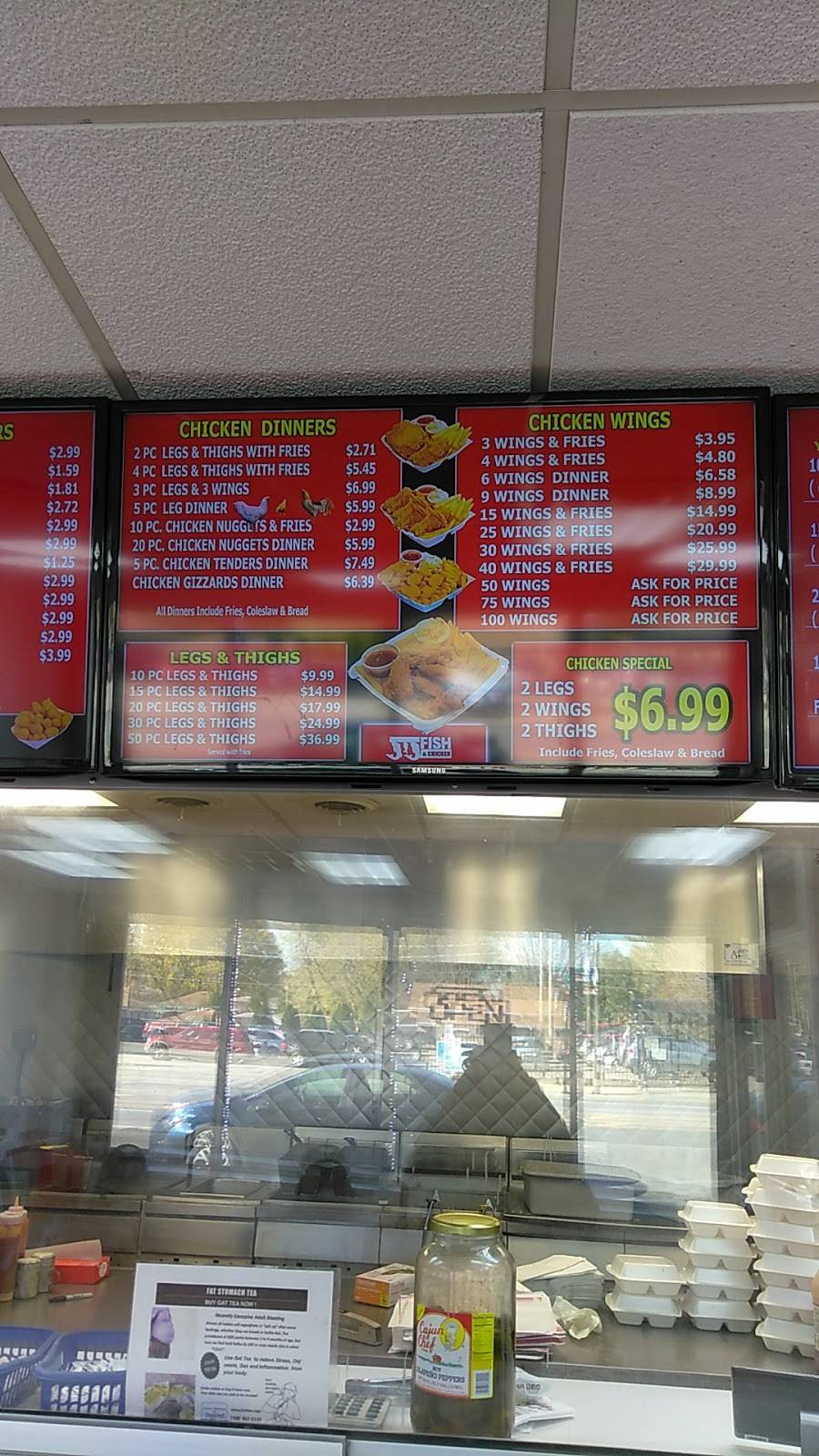 JJ Fish & chicken | restaurant | 10902 S Halsted St, Chicago, IL 60628, USA | 7732644910 OR +1 773-264-4910