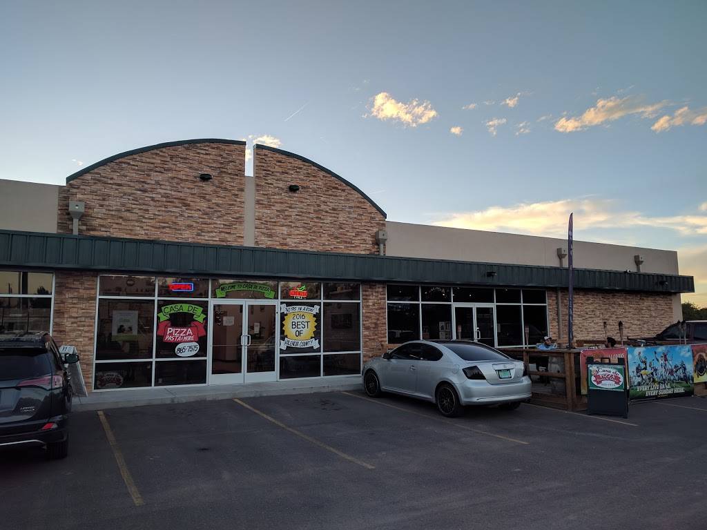 Casa De Pizza | restaurant | 106 Main St NE Suite B, Los Lunas, NM 87031, USA | 5058657575 OR +1 505-865-7575