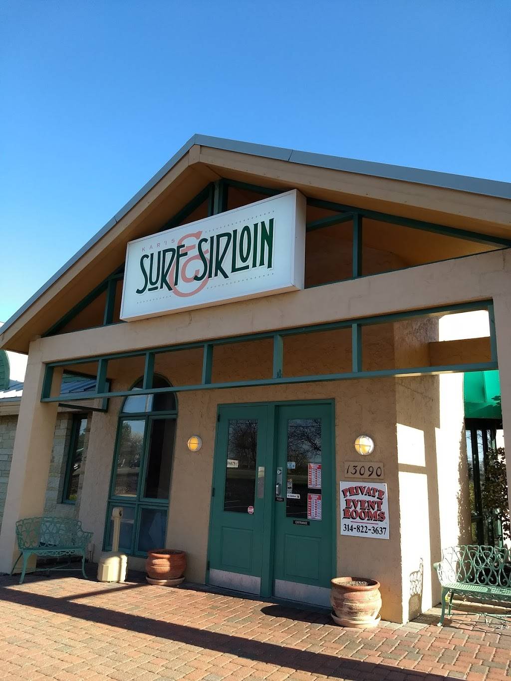 Surf & Sirloin | restaurant | 13090 Manchester Rd, Des Peres, MO 63131, USA | 3148223637 OR +1 314-822-3637