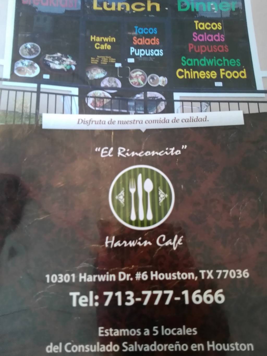Harwin Cafe | cafe | 10301 Harwin Dr #6, Houston, TX 77036, USA | 7137771666 OR +1 713-777-1666