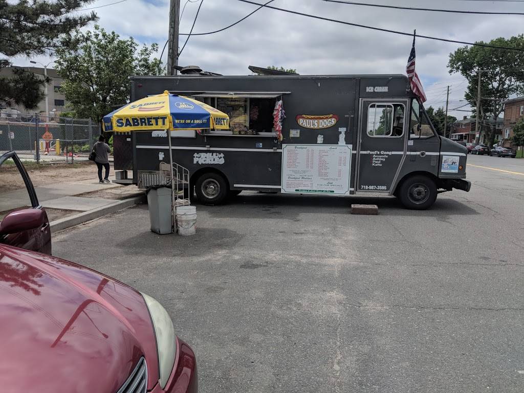 Pauls Dogs.. Famous Hot Dog Truck | restaurant | 475 Seaview Ave, Staten Island, NY 10305, USA | 7189873595 OR +1 718-987-3595