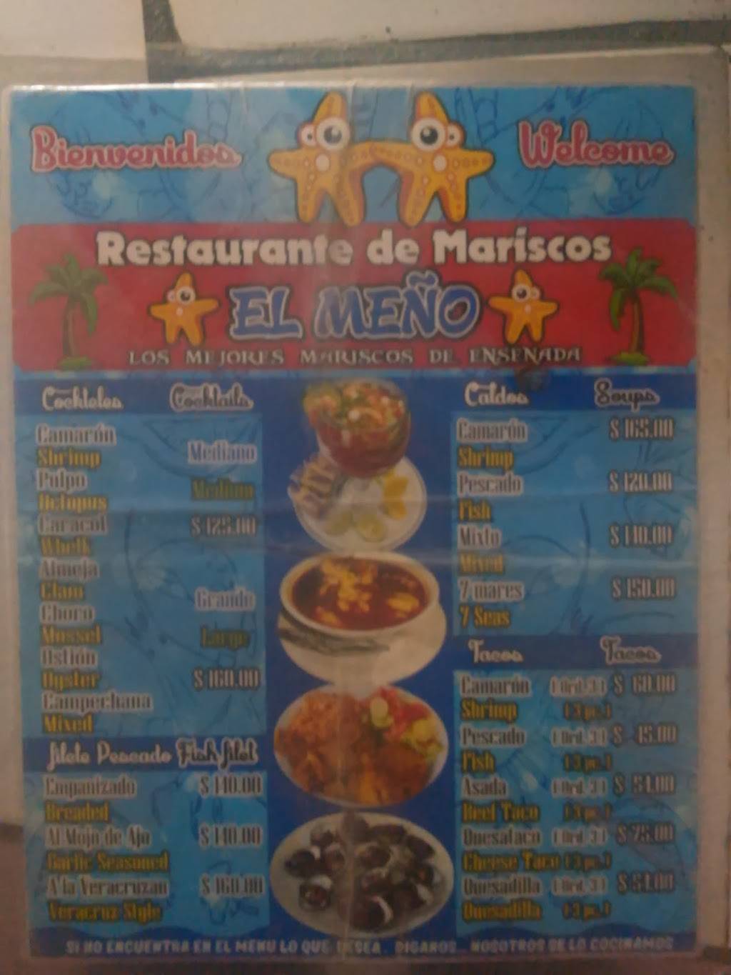Mariscos El Meño | restaurant | Carr. Transpeninsular 546, Zona Centro, 22800 Ensenada, B.C., Mexico | 016461414411 OR +52 646 141 4411