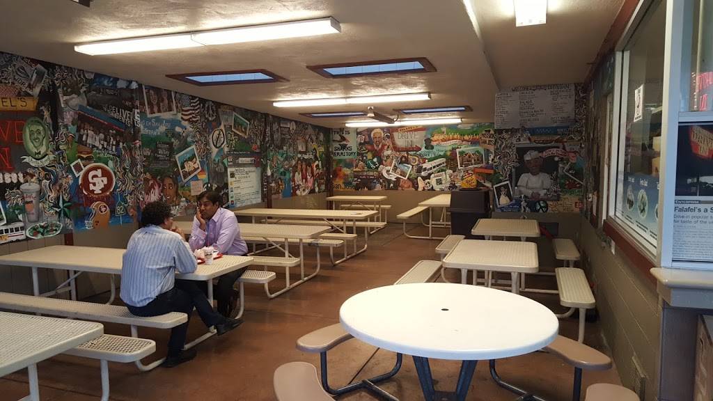 Falafels Drive In | restaurant | 2301 Stevens Creek Blvd, San Jose, CA 95128, USA | 4082947886 OR +1 408-294-7886