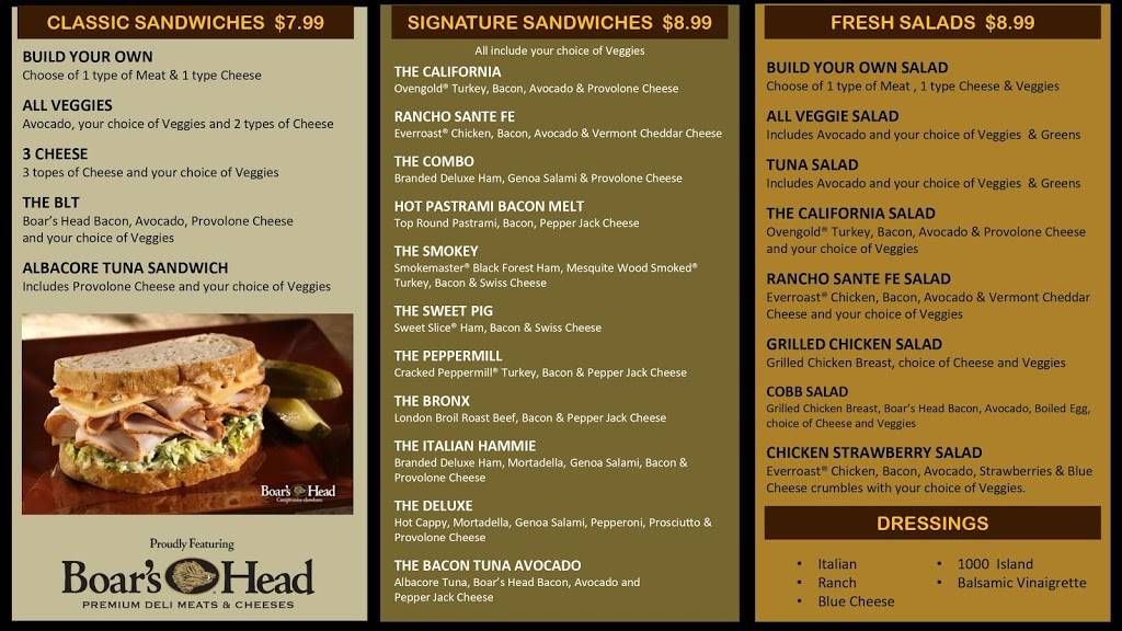 Health Center Deli | restaurant | 2777 Health Center Dr, San Diego, CA 92123, USA | 8582793354 OR +1 858-279-3354