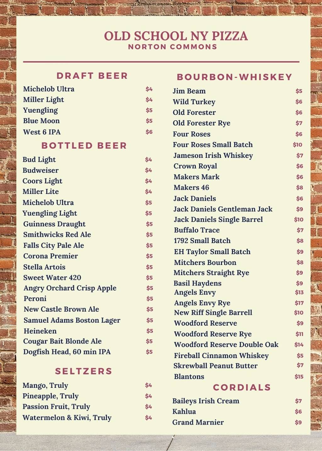 Old School NY Pizza II | restaurant | 10600 Meeting St, Prospect, KY 40059, USA | 5028823000 OR +1 502-882-3000