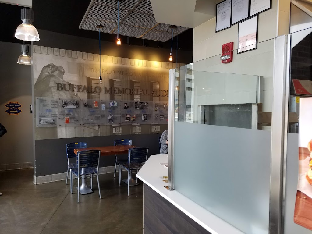 Tim Hortons | restaurant | 1 Seymour H Knox III Plaza, Buffalo, NY 14203, USA | 8886011616 OR +1 888-601-1616