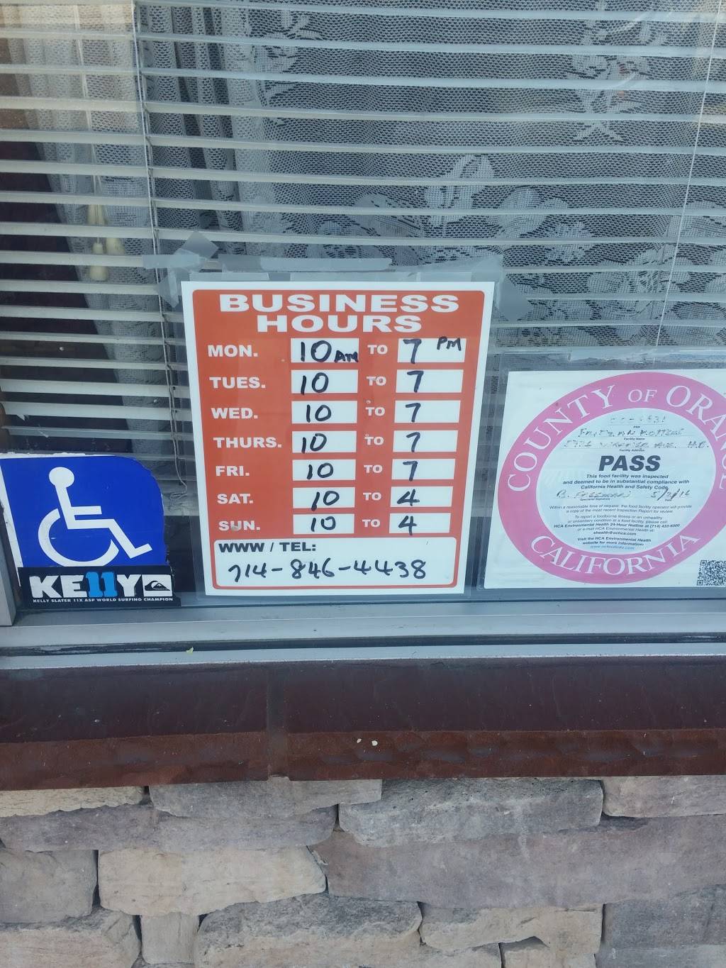 Fritzankotters | meal takeaway | 5936 Warner Ave, Huntington Beach, CA 92649, USA | 7148464438 OR +1 714-846-4438