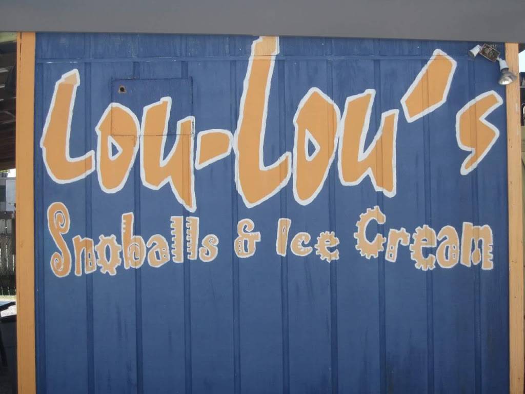 Lou Lous Snoballs & Ice Cream | restaurant | 734 Papworth Ave, Metairie, LA 70005, USA | 5044782858 OR +1 504-478-2858