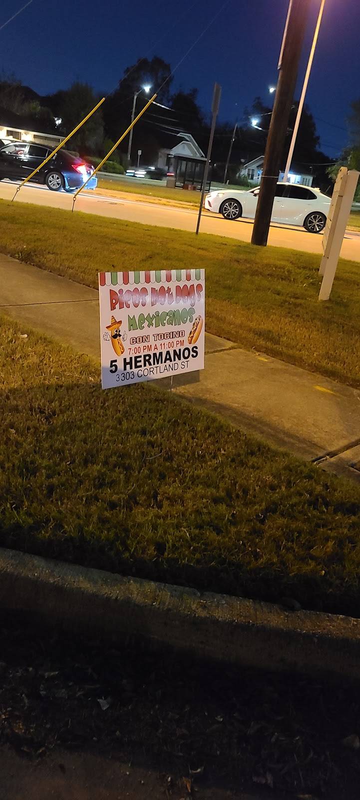 Hot Dog Stand - Los 5 Hermanos | restaurant | 3303 Cortlandt St, Houston, TX 77018, USA | 2817635001 OR +1 281-763-5001