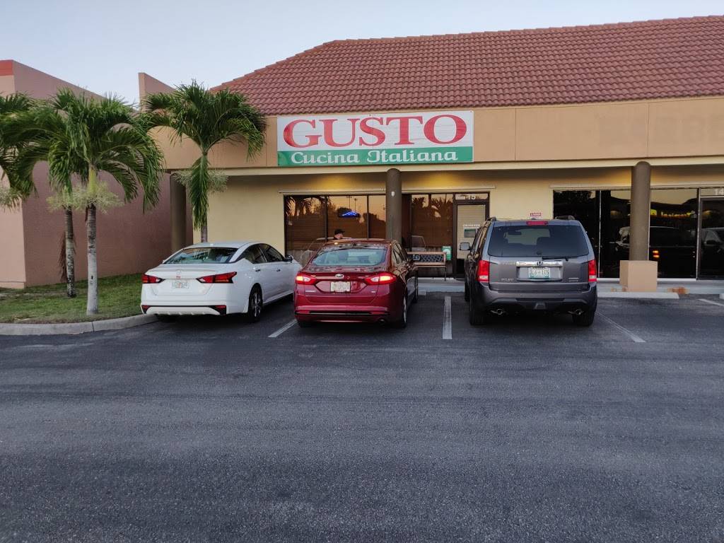 Gusto Cucina Italiana | restaurant | 229 Del Prado Blvd N #15, Cape Coral, FL 33909, USA | 2394585900 OR +1 239-458-5900