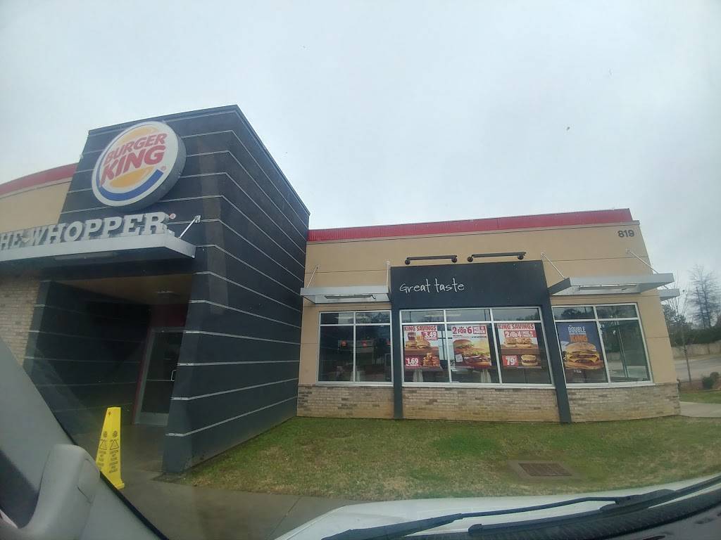 Burger King | restaurant | 819 Ann St, Montgomery, AL 36107, USA | 3346471809 OR +1 334-647-1809