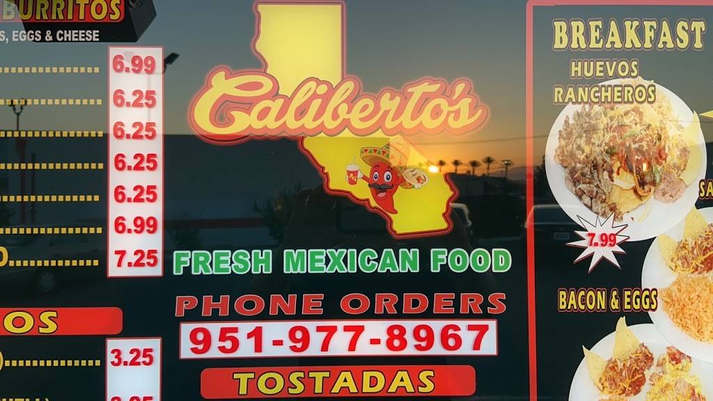 Calibertos Mexican Food | restaurant | 10230 Hole Ave, Riverside, CA 92503, USA | 9519778967 OR +1 951-977-8967