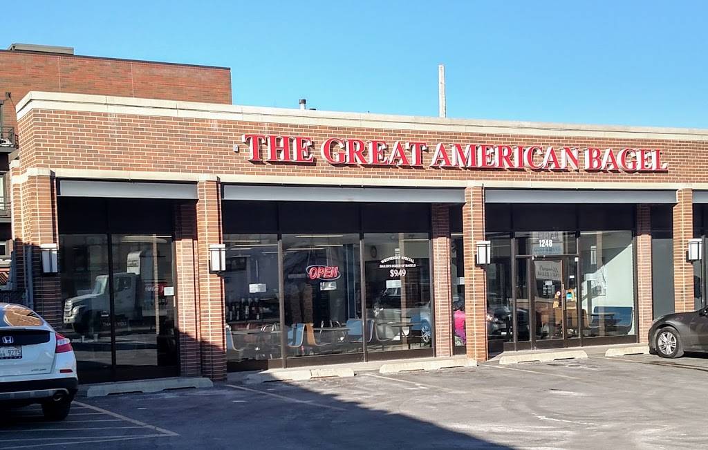 Great American Bagel | cafe | 1248 W Belmont Ave, Chicago, IL 60657, USA | 7733250606 OR +1 773-325-0606