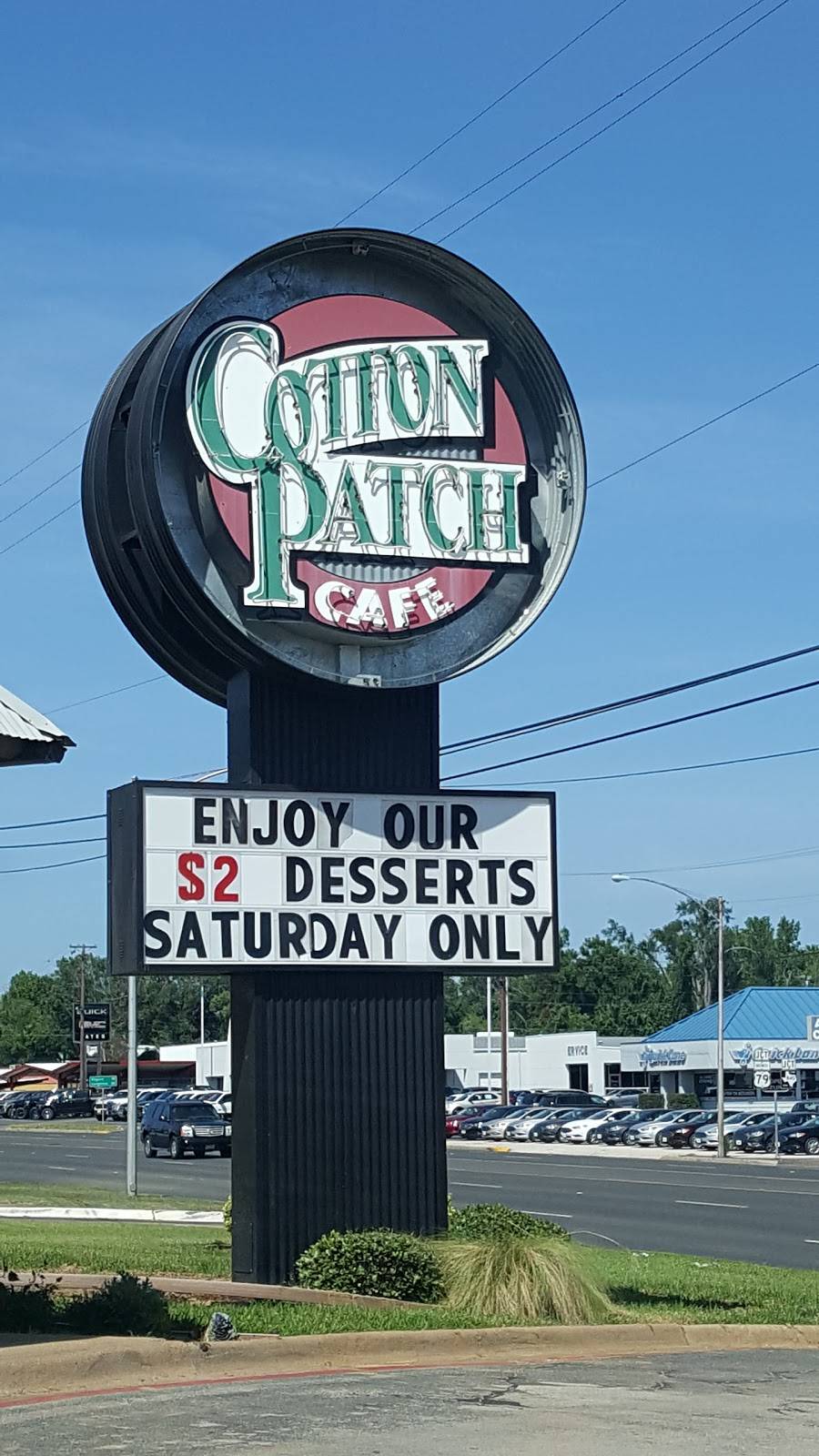 Cotton Patch Cafe | restaurant | 420 Hwy 79 S, Henderson, TX 75652, USA | 9036571414 OR +1 903-657-1414