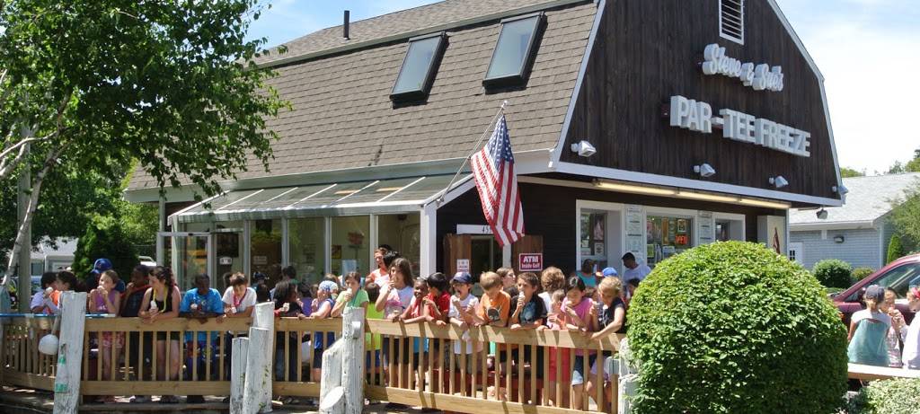 Steve & Sues Par-Tee Freeze & Adventure Falls Mini Golf | restaurant | 455 W Main St, Hyannis, MA 02601, USA | 5087713194 OR +1 508-771-3194