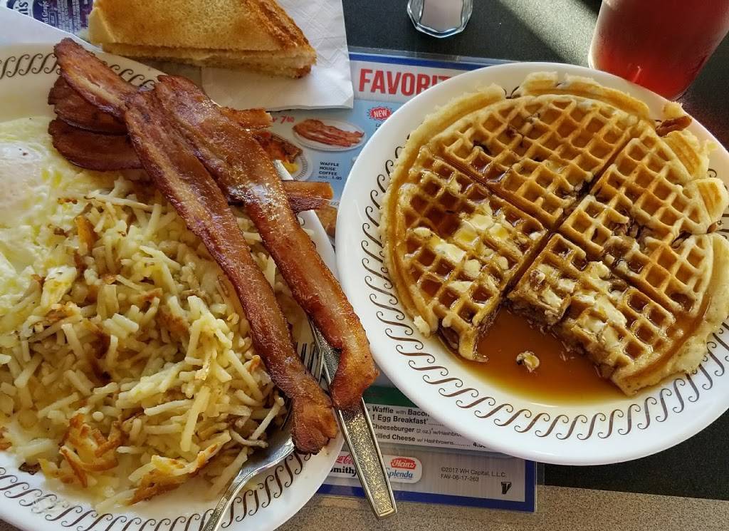 Waffle House | meal takeaway | 313 W Bert Kouns Industrial Loop, Shreveport, LA 71106, USA | 3186711117 OR +1 318-671-1117