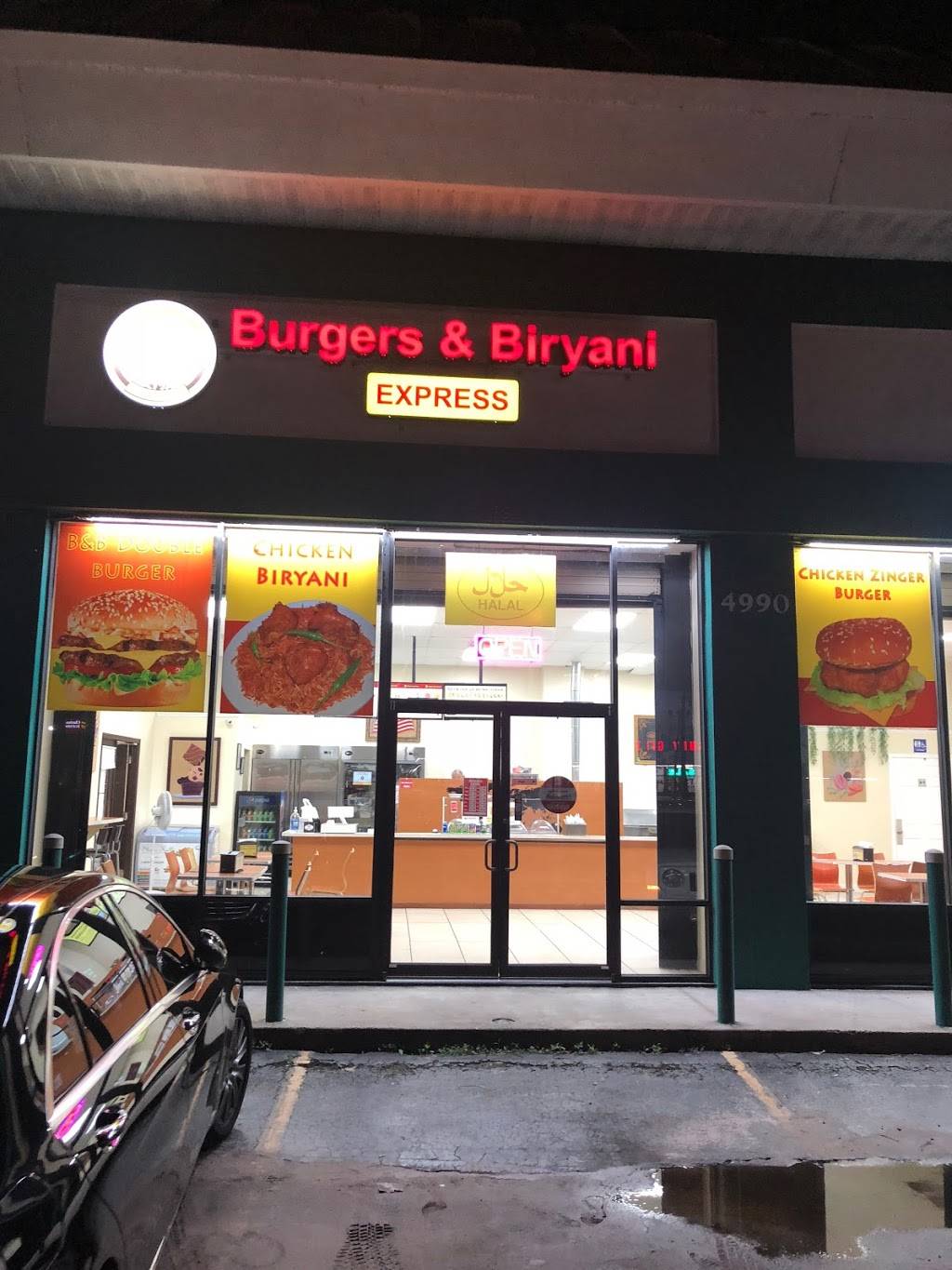 Burgers & Biryani Express | restaurant | 4990 W Irlo Bronson Memorial Hwy, Kissimmee, FL 34746, USA | 4075070517 OR +1 407-507-0517