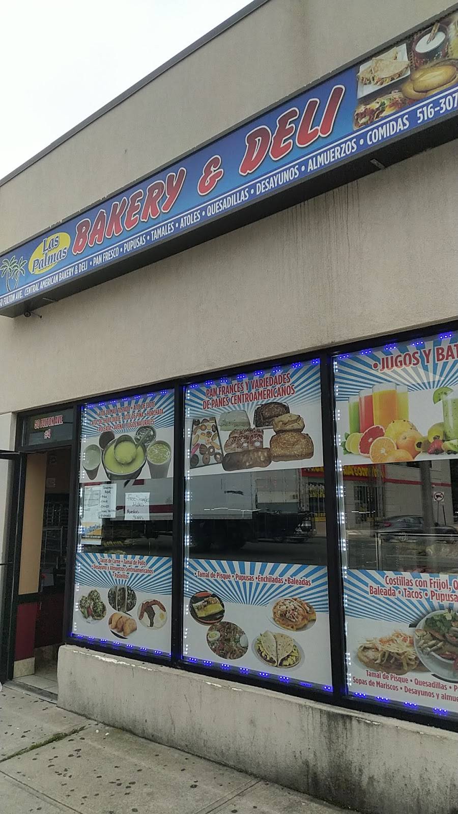 Las Palmas Bakery & Deli | restaurant | 50 Fulton Ave, Hempstead, NY 11550, USA | 5163079420 OR +1 516-307-9420