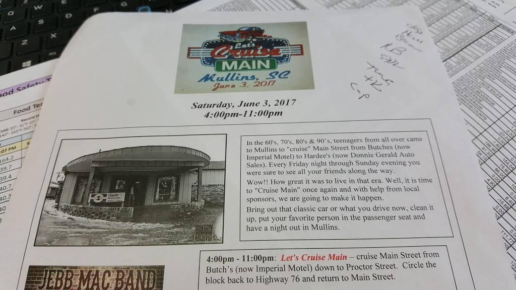 Subway | restaurant | 416 W McIntyre St, Mullins, SC 29574, USA | 8434644084 OR +1 843-464-4084