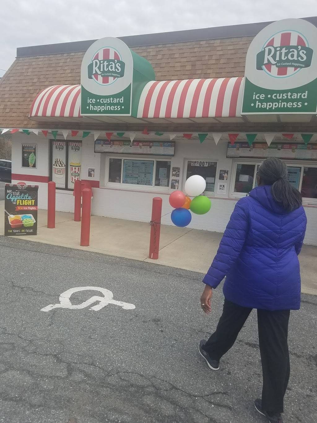 Ritas Italian Ice & Frozen Custard | restaurant | 3007 Emmorton Rd, Abingdon, MD 21009, USA | 4105696007 OR +1 410-569-6007