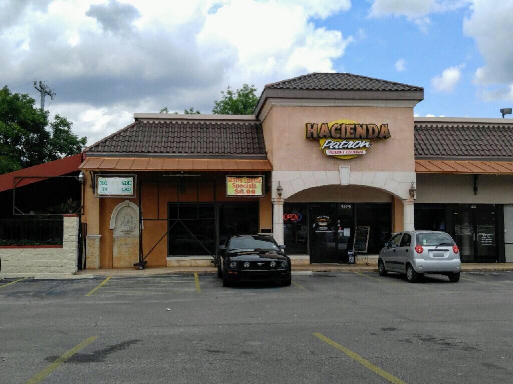Hacienda Patron Taqueria Y Restaurant | restaurant | 459 McCarty Rd, San Antonio, TX 78216, USA | 2103663421 OR +1 210-366-3421