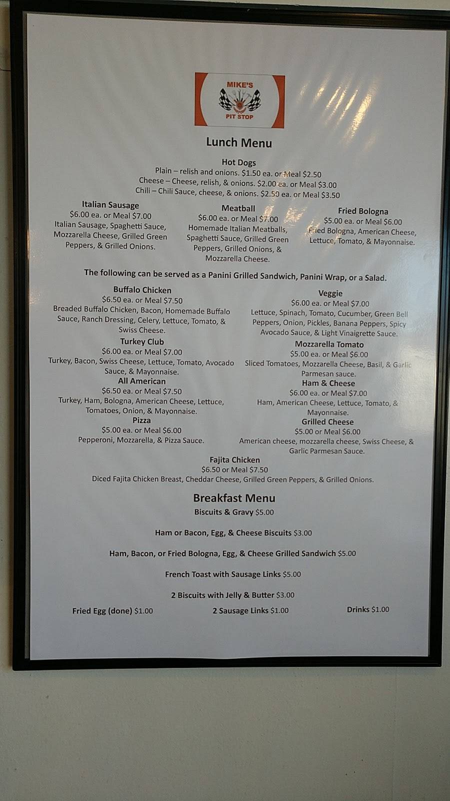 Mikes pit stop | restaurant | 330 E Center St, Coloma, MI 49038, USA | 2694686022 OR +1 269-468-6022