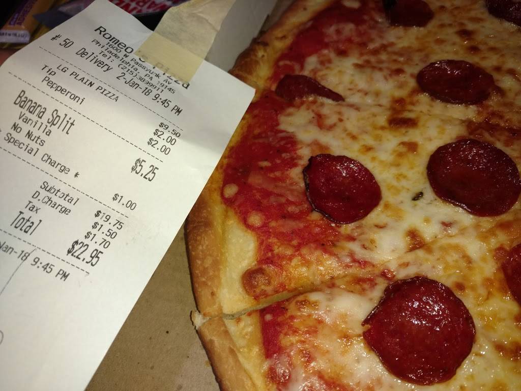 Romeo Pizza | meal delivery | 1600 W Passyunk Ave, Philadelphia, PA 19145, USA | 2153899911 OR +1 215-389-9911