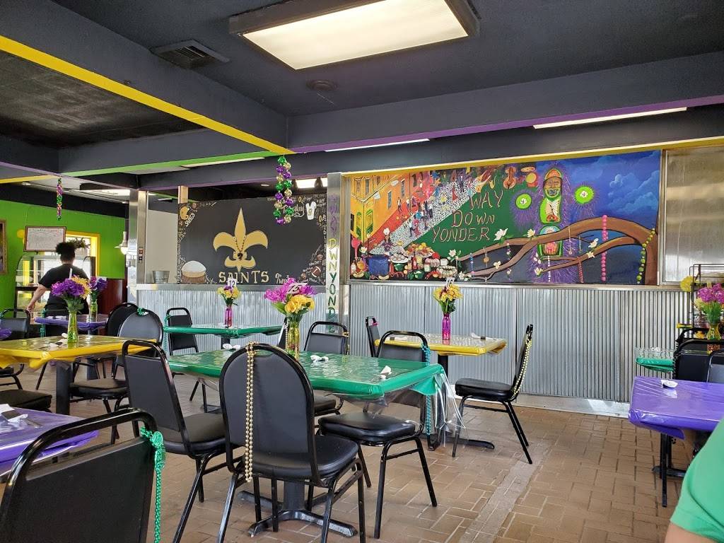 Way Down Yonder New Orleans Finest Restaurant LLC, | restaurant | 3847 S High St, Columbus, OH 43207, USA | 6146628623 OR +1 614-662-8623