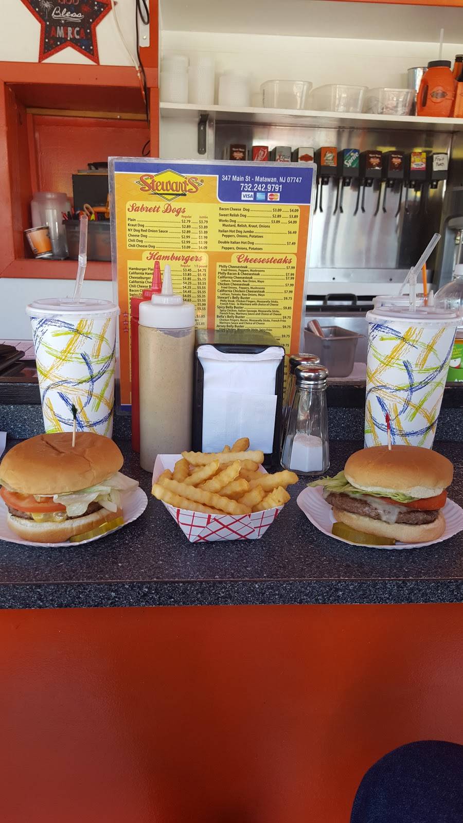 Stewarts Root Beer | restaurant | 347 Main St, Matawan, NJ 07747, USA | 7322429791 OR +1 732-242-9791
