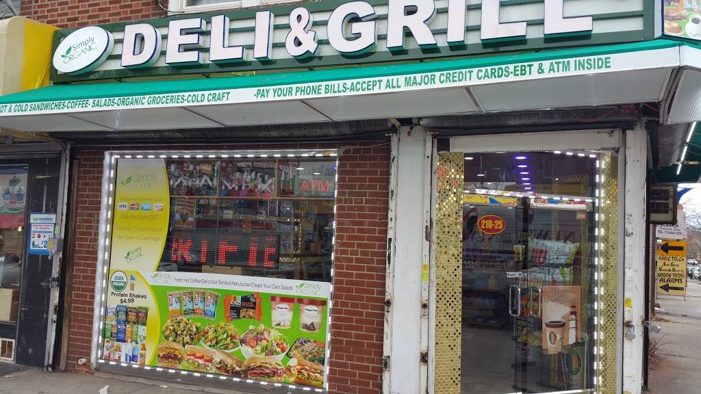 Simply Organic - Deli & Grill | restaurant | 210-25 Jamaica Ave, Queens Village, NY 11428, USA | 7186756395 OR +1 718-675-6395