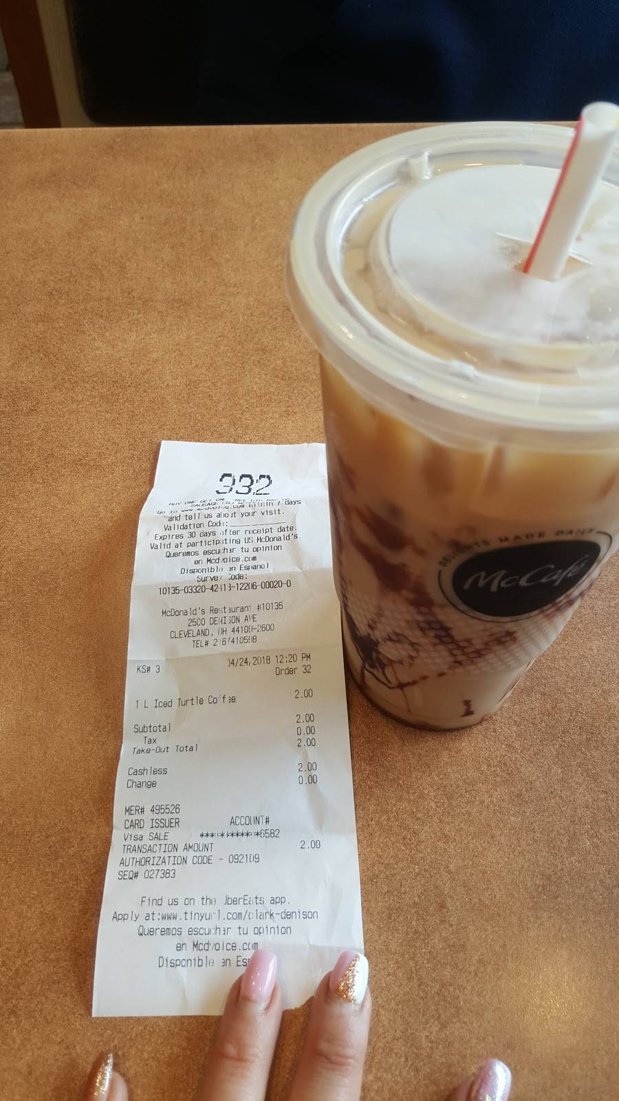 McDonalds | restaurant | 2500 Denison Ave, Cleveland, OH 44109, USA | 2167410598 OR +1 216-741-0598