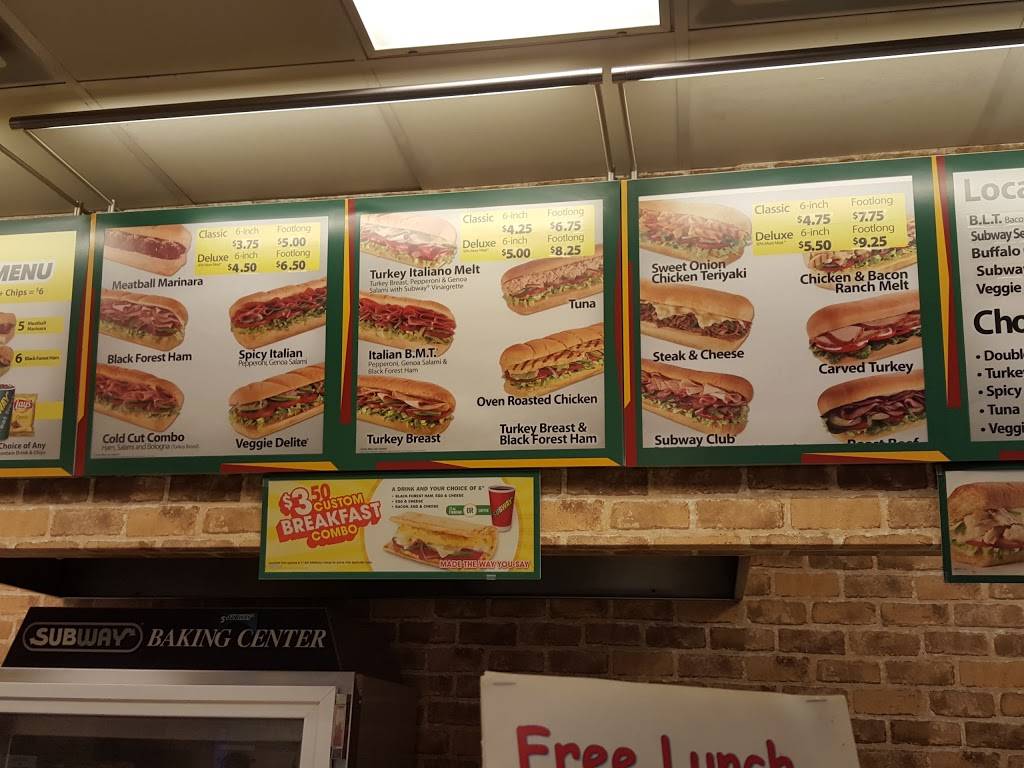 Subway Restaurants | restaurant | 1632 E Joppa Rd, Towson, MD 21286, USA | 4108322500 OR +1 410-832-2500