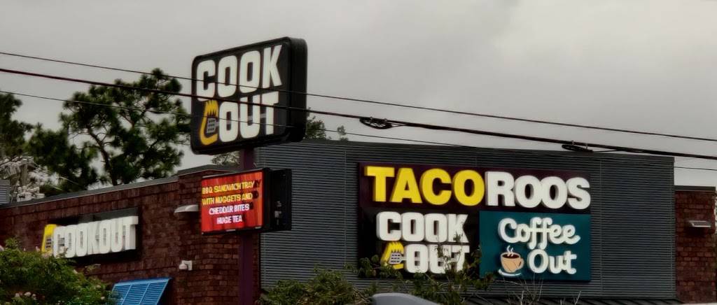 Cook Out/Taco Roos | restaurant | 429 S College Rd, Wilmington, NC 28403, USA | 9103995105 OR +1 910-399-5105